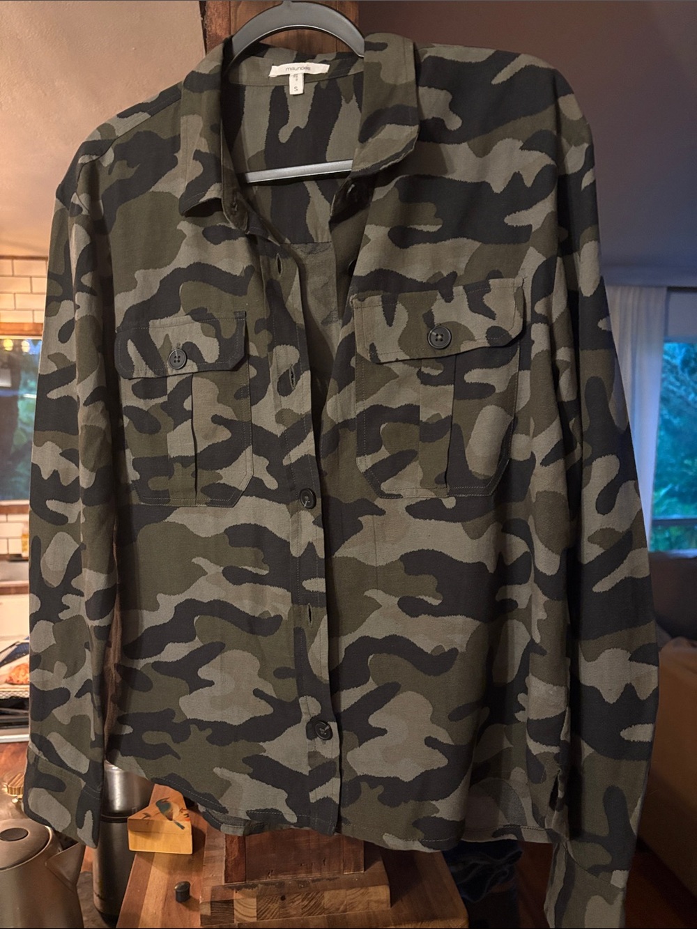 Maurices Women's Camo Button-Down Shirt